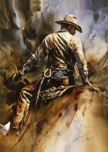 Chris Owen Western Art Prints - Holding Things Together